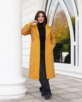 پالتو بلند ترکیبی کد 3388