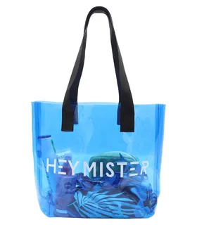 کیف استخری شفاف ضد آب طرح Hey Mister کد 15106