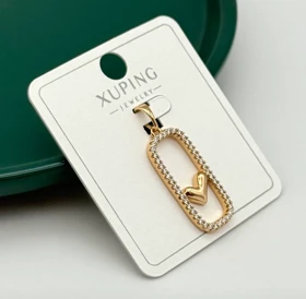 پلاک قلب مستطیل ژوپینگ