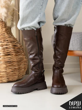 بوت بلند چروک لومانا - کد 2535