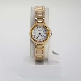 ساعت مچی زنانه کارتیر Cartier تمام استیل با قفل پروانه ای