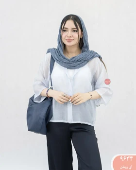 شومیز شیشه ای زنانه 9634 | الینور