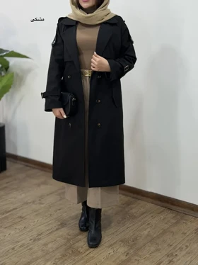 ترنچ کت بلند آستردار نورا 2