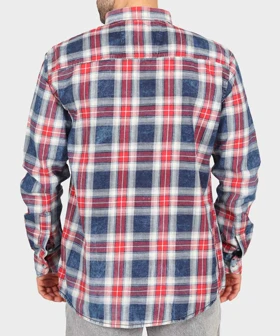 پیراهن مردانه چهارخانه آستین بلند 0531