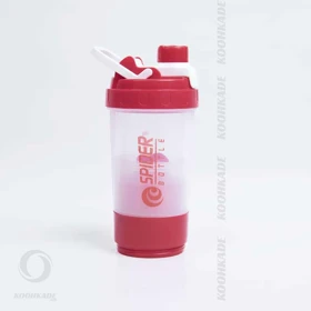 شیکر سه تیکه مدل SPIDER BOTTLE (قرمز)