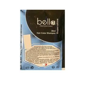 شامپو رنگ مو ساشه ایی BELLA رنگ آبی آسمانی شماره 1024 30 میل