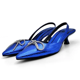 کفش مجلسی زنانه پاشنه‌دار 3 سانت مدل 4027 _ sandal valentino