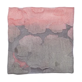 شال زنانه گل‌دار باترفلای مدل W0913080SC