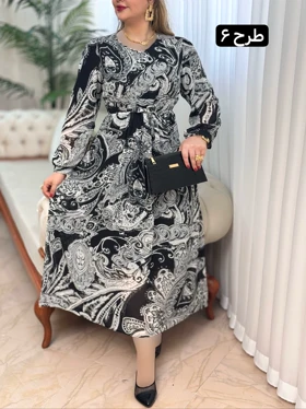 پیراهن حریر پانیذ 2806