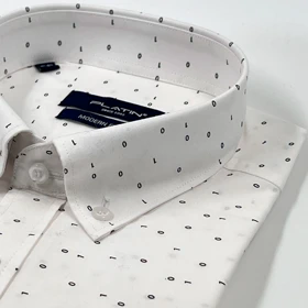 پیراهن سفید طرحدار 016661R