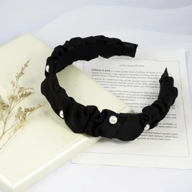 تل مو زنانه مدل چروک مرواریدی کد 494