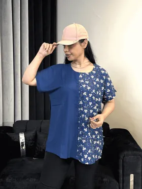 شومیز زنانه طرحدار نخی
