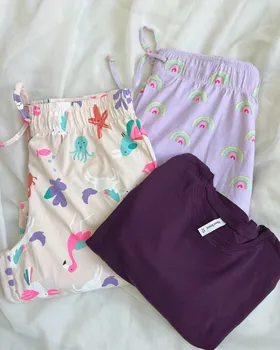 شلوار فاق بلند بیسیک نخ و پنبه h&m