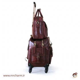 چمدان و کیف اداری چرم زرشکی mrc168-06