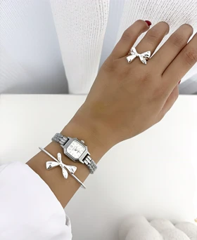 ساعت زنانه فنسی استیل مینیمال 888