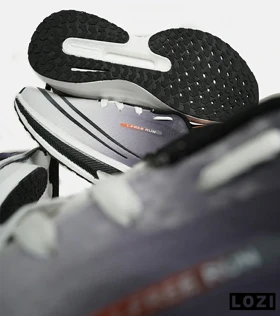 کفش کتانی مردانه سفید بادمجانی nike air structure 26