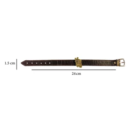 دستبند چرم وارک مدل پرهام کد rb56