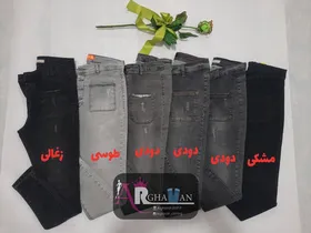 شلوار جین جیب جلو ترک سوپرکش قد 90 در 5 رنگ
