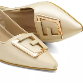 کفش مجلسی زنانه پاشنه‌دار 3 سانت مدل sandal valentino _ 400343