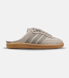 کتانی آدیداس سامبا اسلاید طوسی مردانه و زنانه مدل 9197 Adidas Samba
