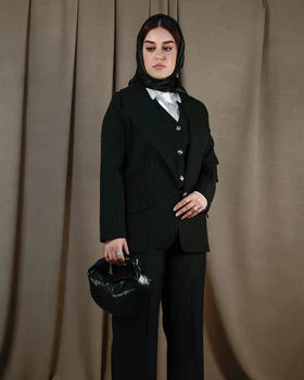 ست سه تیکه یقه بلیزر