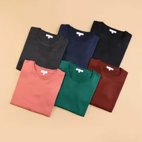 بلوز بافت چاک‌دار استایل