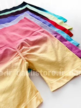 شورتک ورزشی سیملس پشت چروک آمبره