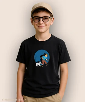 تیشرت بچگانه طرح تن تن کد 951