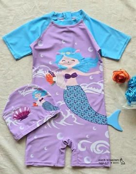 مایو دخترانه یکسره طرح پری دریایی