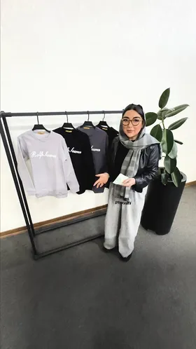 بلوز یقه گرد