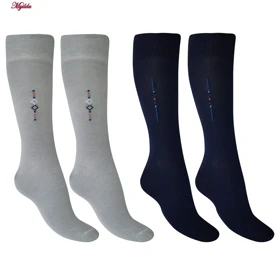 جوراب ساق بلند مردانه مدل پنبه‌ای ضیاکو کد 5182-4002-1 بسته 2 عددی