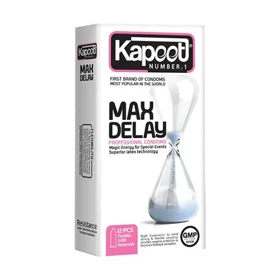 کاندوم فوق العاده تاخیری Max Delay کاپوت 12 عدد