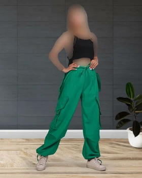 شلوار کارگو لینن 1223