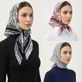 مینی اسکارف ابریشم کد 1