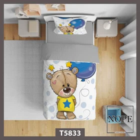 روتختی کودک طرح بچگانه خرس مدل T5833