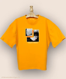 تیشرت لش مردانه و زنانه طرح توکیو غول شخصیت کانکی کد 954