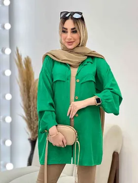 مانتو کرسپو جلو دکمه