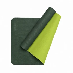 مت یوگا 6 میل TPE تن زیب (دو لایه و ضد لغزش) (سبز)