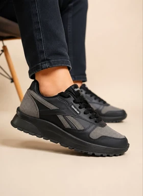 کفش اسپرت مردانه Reebok مشکی طوسی