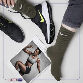 جوراب ساق‌دار کشدار نایک nike socks در رنگبندی متفاوت