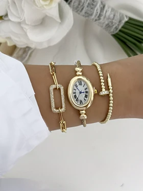 دستبند زنجیری طلایی تیفانی 963