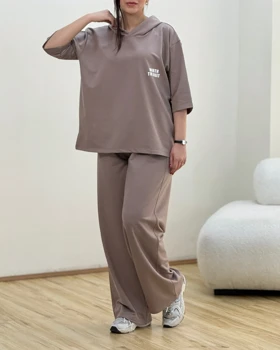 ست تیشرت وشلوار گاکسی وایت