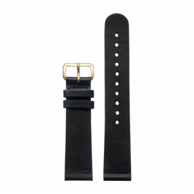 بند چرم تریوا مدل Black Classic-Gold