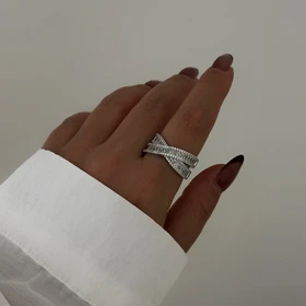 انگشتر زنانه طرح جواهر کد 894