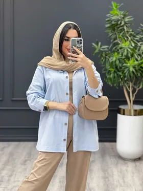 مانتو شومیزی دوخت دار