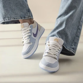 کتانی نایک مدل Air Jordan_کرم آبی کد 3030