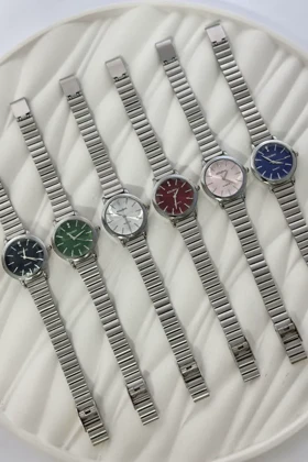 ساعت مچی زنانه برند کوشیkoushi بند استیل