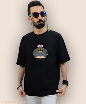 تیشرت لش مردانه و زنانه طرح بتمن کد 882