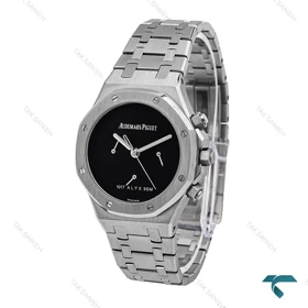 ساعت AP زنانه سه موتوره استیل صفحه مشکی مهندسی AP-6237-L