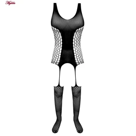 سرهمی فانتزی مدل فیشنت کد 4855-7017 رنگ مشکی